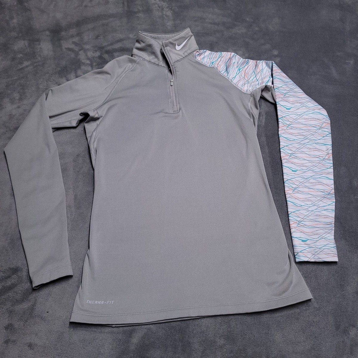 nike pro combat quarter zip