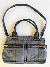 Authent See By Chloe Y2k Vintage Daytripper Grey Patent Leather  Shoulder Bag