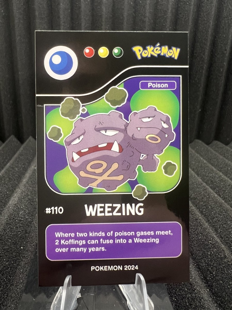 Weezing #110 - Pokedex Black Kanto 2024