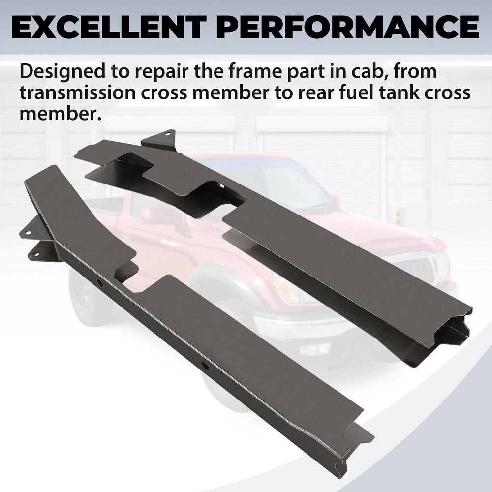 Frame Rust Repair Set & Repair Plate Steel For Toyota Tacoma Regular Cab 1996-04