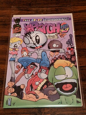 JOE PSYCHO AND MOO FROG 1998 color special signed by Jason Raines NM B n b pics