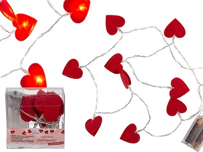 10 Led Light Hearts Fairy String Light Anniversary Party Gift Home