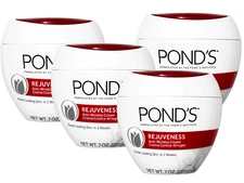 4 Pack Pond’s Rejuveness Anti-Wrinkle Cream Anti Aging Face Moisturizer 7 oz