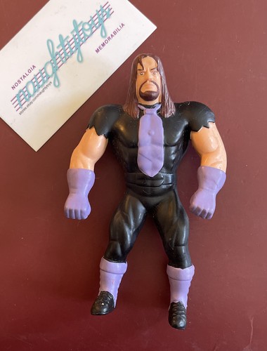 Vtg The Undertaker Bend Ems Bendy 1995 WWF Titan S...