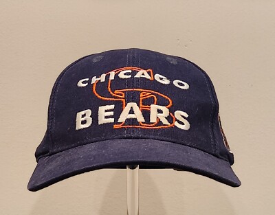 Vintage Chicago Bears Logo 7 Embroidered Navy Snapback Hat Cap | eBay