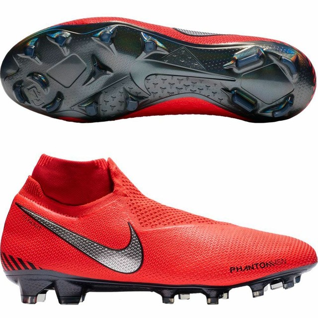 $275 Nike Phantom Vision Elite DF FG Crimson Red MENs 10 ACC Soccer Cleats VSN | eBay