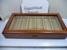 Vetrina in Legno  espositore orologi nuova prodotto artigianale fiorentino 3