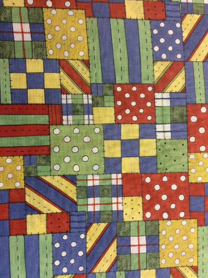 Springs Creative - Steele Creek Studio Noah's Ark Patchwork - 100% Cotton - Image 2 of 4