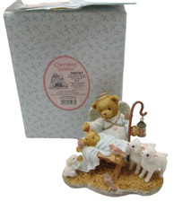 Cherished Teddies Bear Figurine 2001 Eve  706787 BOX  CERTIFICATE 