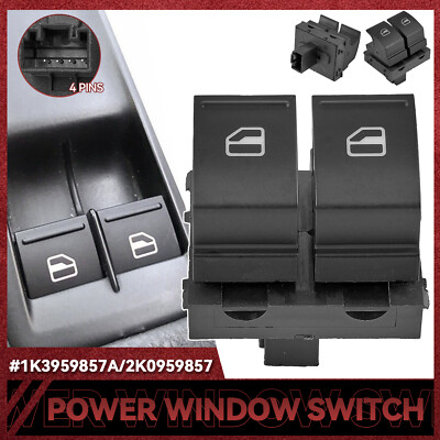 Fensterheber Schalter Vorne Links für Seat Altea VW Caddy Golf Passat Polo Jetta