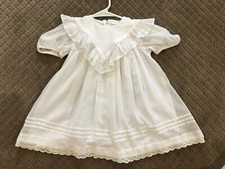 Vintage Ruth of Carolina White Sheer Party Toddler dress size 4T