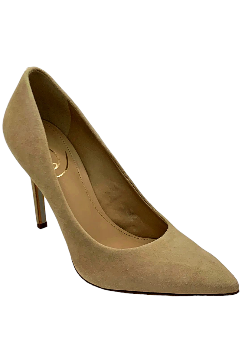 Sam Edelman Pointed Toe Pumps Hazel Cappuccino suede
