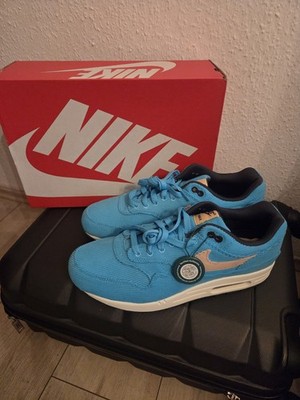 Nike Air Max 1 PRM Sneaker Herren Blau Low Top EU 45 US 11 UK 10