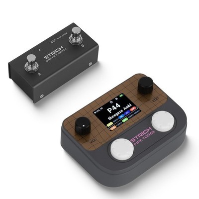 Pipe Tones Pocket Multi-Effects Processor for Guitar and Bass with Foot Pedal...