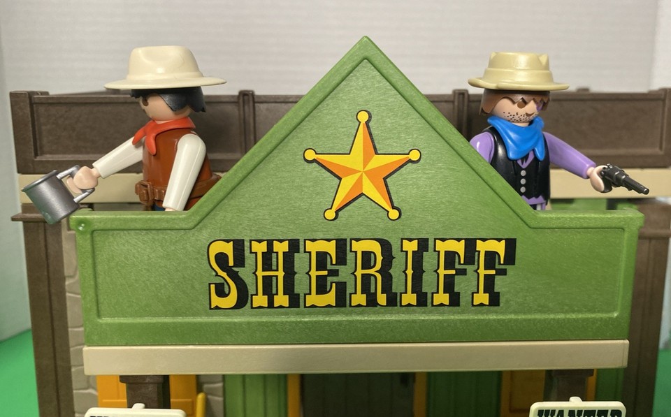 PLAYMOBIL WESTERN 3423 Sheriff's Office avec figurines et accessoires EUR 27,90 - FR