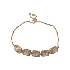 Gold Plated Chain Bracelet For Women Mother's Day Gift