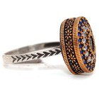 Ottoman Empire 1CT Heat Treated Kyanite 925 Sterling Silver Ring Sz 8 H4-3 — photo 2