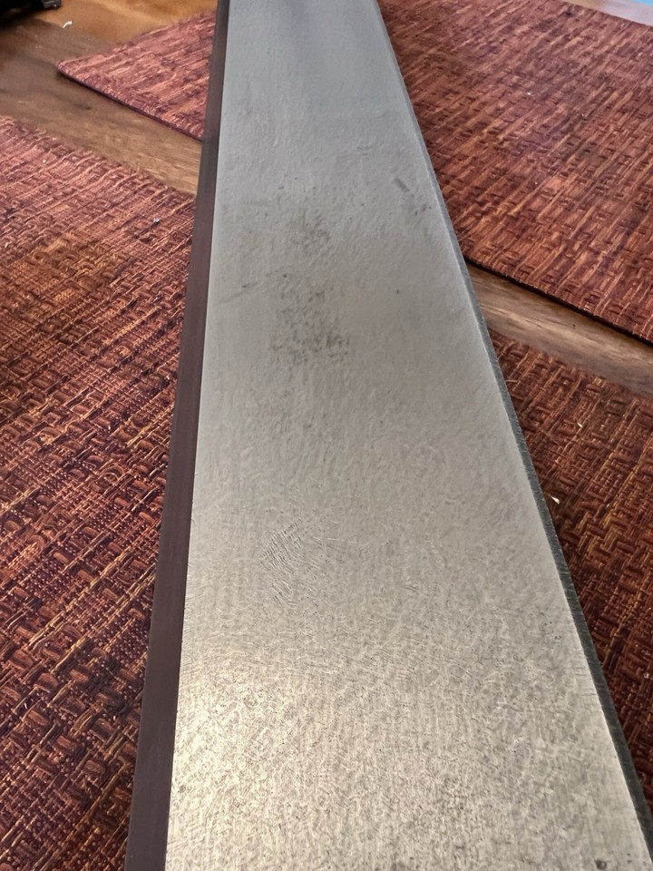 28” Precision Cast Iron 60° Bevelled Edge Straight Edge Machine ...