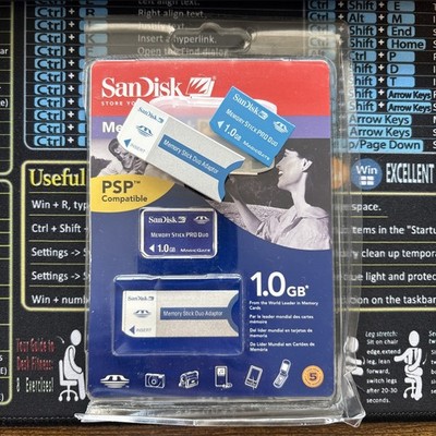 SanDisk Sony Memory Stick Pro Duo Card 1.0gb
