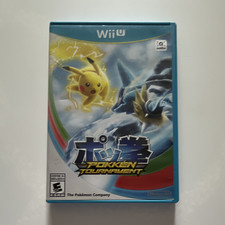 Nintendo Pokkén Tournament for Wii U Complete Case Disc Manual NTSC-U/C E10+