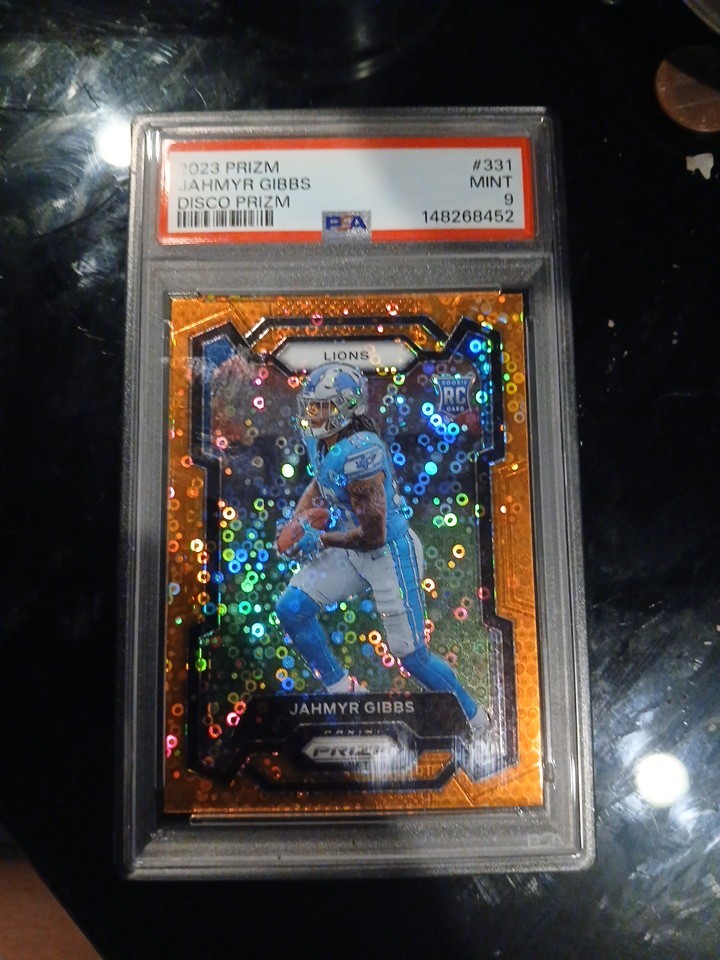 2023 Panini Prizm - Rookies Jahmyr Gibbs #331 Disco Prizm (RC)