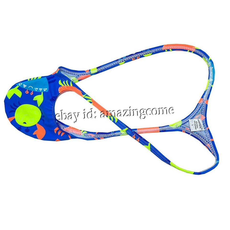 Men String Thong Underwear Enhancing Male Pouch Beach Tangas Tiny ...