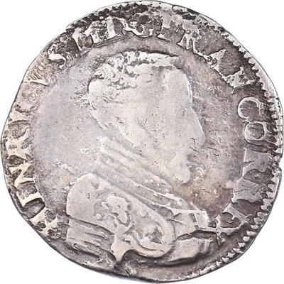 France, Henri II, Teston à la tête nue, 1559, Bordeaux, Argent, TB - Photo 1/2