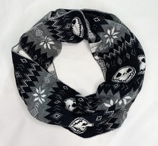 Disney The Nightmare Before Christmas Scarf Unisex Halloween Jack Fair Isle EUC