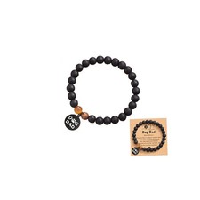 Dog Mom Gifts for Women Dog Mom Bracelets Natural Beaded Paw Bracelets Gifts Bes