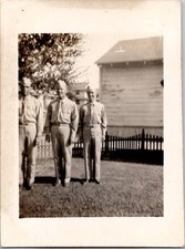 WW2 Army Soldiers Handsome Men Snapshot History Militaria 1940s Vintage Photo 2