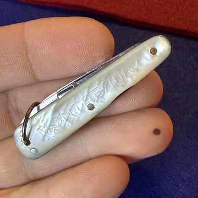 Old Vintage Antique H Boker Advertising Gents Fob Pocket Knife