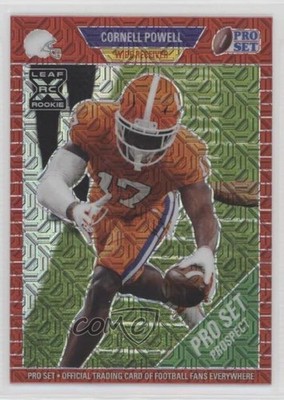 2021 Leaf Pro Set Metal Red Mojo 26/35 Cornell Powell #17 Rookie RC 0q3