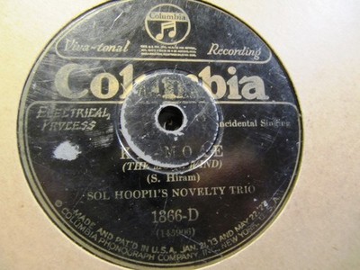 Hawaiian SOL HOOPII King of Steel Guitar NOVELTY TRIO Ka Moae/ Wahine COLUMBIA