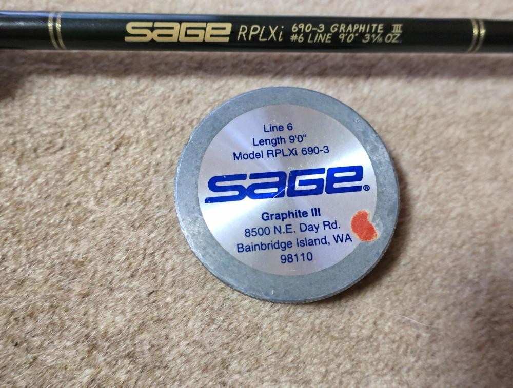 sage Graphite Ⅲ GFL 1190-3 RPLX SAGE Graphite Ⅲ RPLXi 690-3 9ft