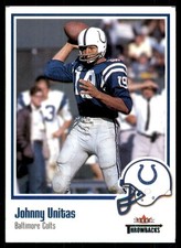 2002 Fleer Throwbacks Johnny Unitas Baltimore Colts #51