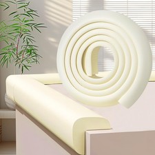 Baby Proofing Edge Corner Protectors, 1 Roll White Foam L-Shape Self-Adhesi...