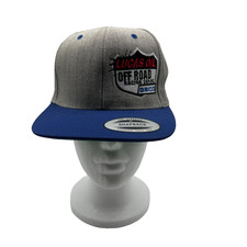 Lucas Oil Baseball Cap Snapback Gray Off Road Racing Series Geico Collaboration