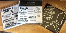 CTMH CC9235 THIN CUTS  CC9231 ALL THE BEST WISHES  Hello, Thinking of You