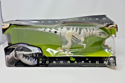 WowWee Mini Roboraptor -New In Box- 14''  Robot Dinosaur - WALKS 
