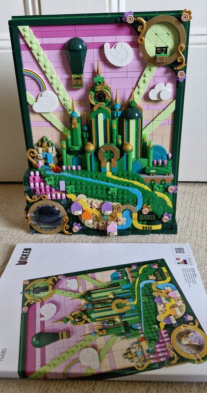 Lego Wicked 75685 Emerald City Wall Art BUILD ONLY
