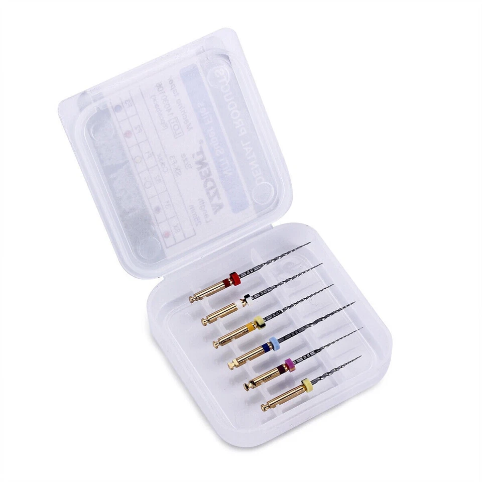 6Pcs/Box Dental Engine Use Root Canal Endo Niti Rotary Files SX-F3 19/21/25/31mm - Image 3 of 4
