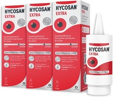 3x Hycosan Extra Preservative-Free Eye Drops 7.5ml