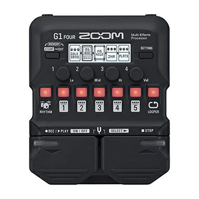Used ZOOM Guitar Multi Effects Processor Manufacturer Extended Warranty G1 FOUR