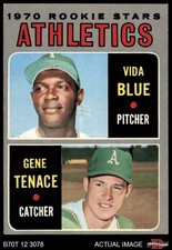 1970 Topps #21 Vida Blue / Gene Tenace Athletics RCs RC 5 - EX