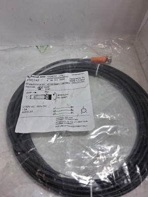 IFM ADOGF030MSS0005H03 CORDSET EVC142 50VAC/60VDC 3A 3 PIN FEMALE NIB