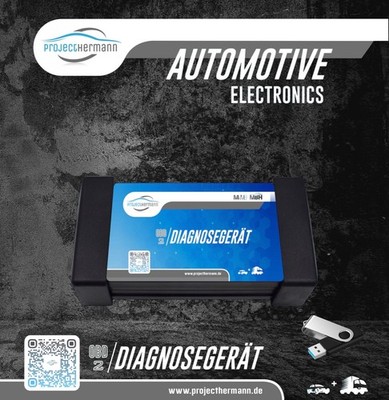 KFZ-Profi Diagnosegerät für LKW/PKW, Transporter 2022/26  eOBD OBD1 OBD2 Scanner