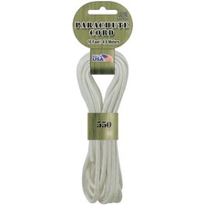 Pepperell Braiding Parachute Cord 4mmx16'-White