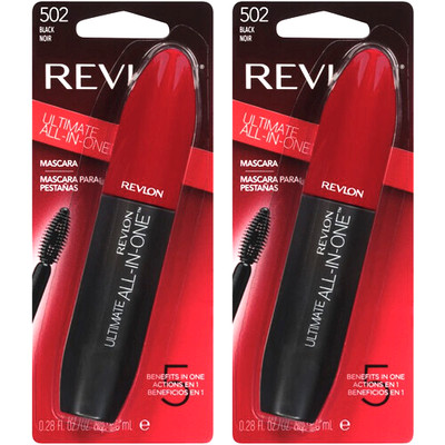 2-Pack: NEW Revlon Ultimate All-in-One Mascara in 502 Black (Sealed, Lot of 2)
