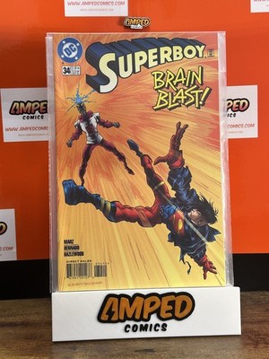 Superboy 34 Brain Blast DC Comics 1997