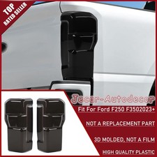 Pair Smoked Black Rear Taillight Lamp Cover For Ford F250f350f450f550 2023